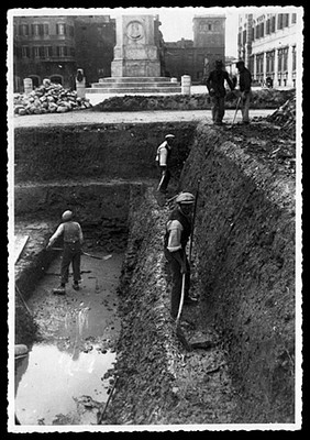 scavi piazza roma