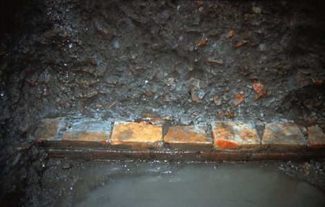Foto di scavo, Piazza XX Settembre 1997