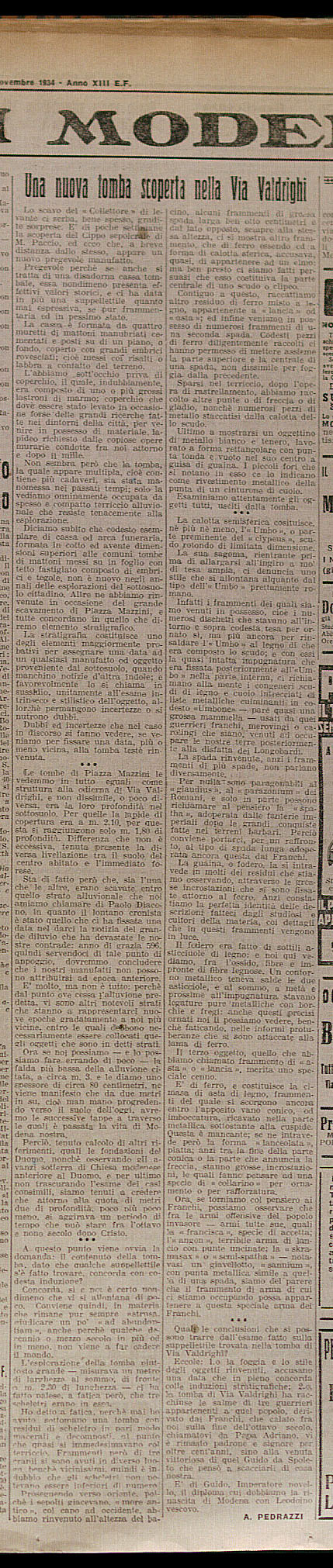 "Gazzetta dell’Emilia", 17-18 novembre 1934