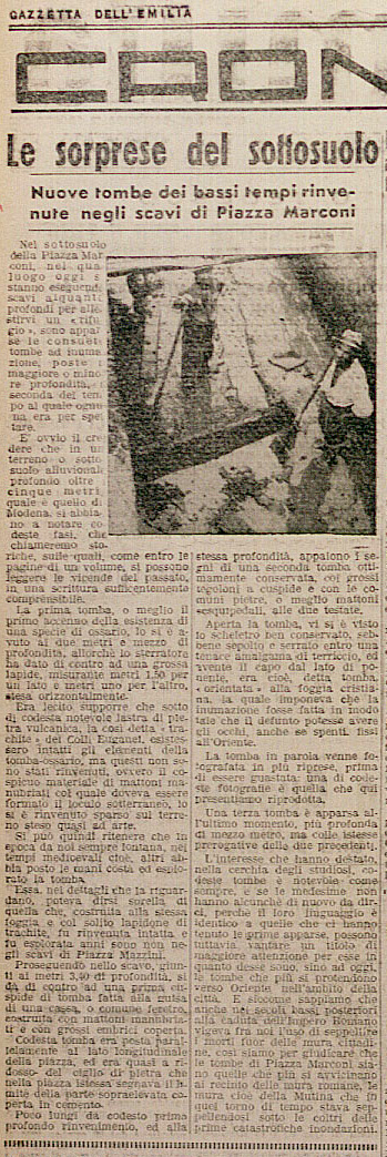 "Gazzetta di Modena", 22 agosto 1943