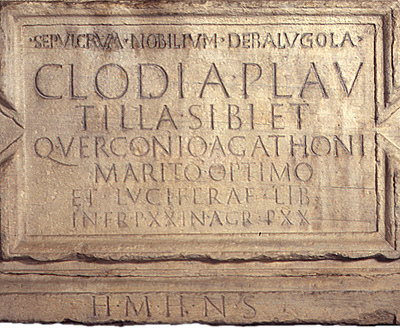 Sarcofago di Clodia Plautilla 